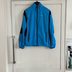 Men's Running Room Blue and black mesh lined Performance Jacket